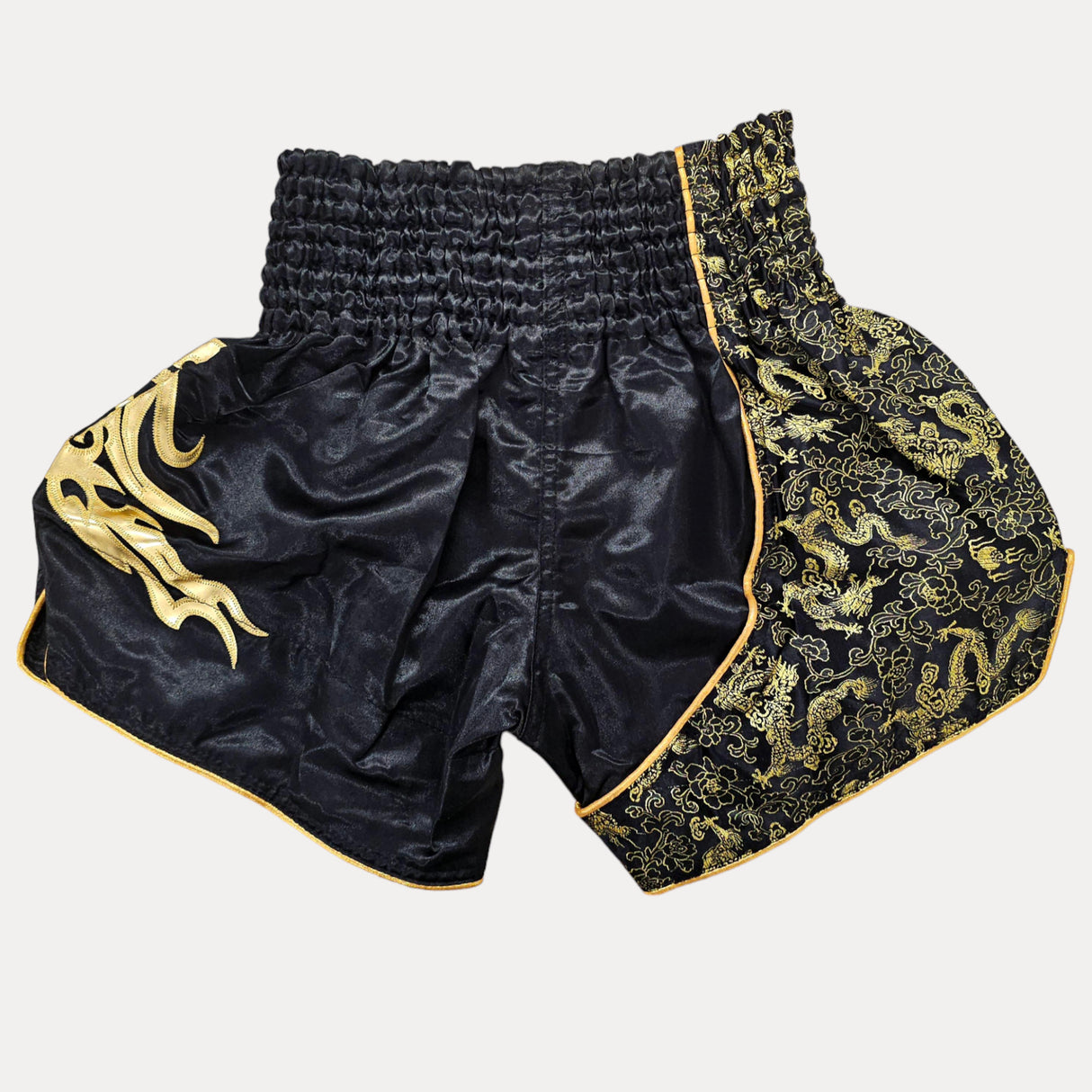 Fluory Gold Leaf Muay Thai Shorts Fight Co