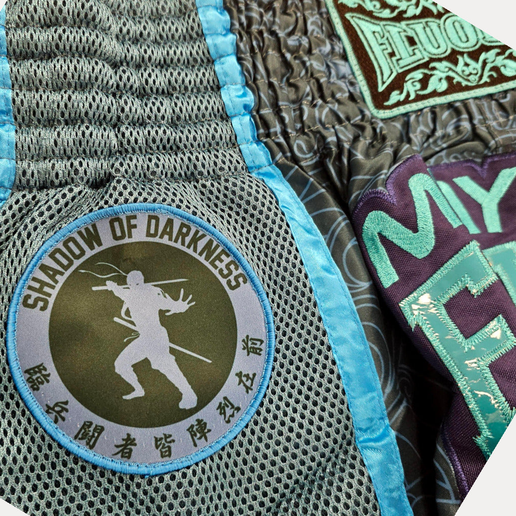 Fluory Assassin Adult Muay Thai Shorts Fight Co