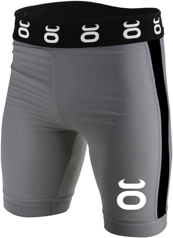 Tenacity Vale Tudo Fight Shorts - Grey Black Fight Co