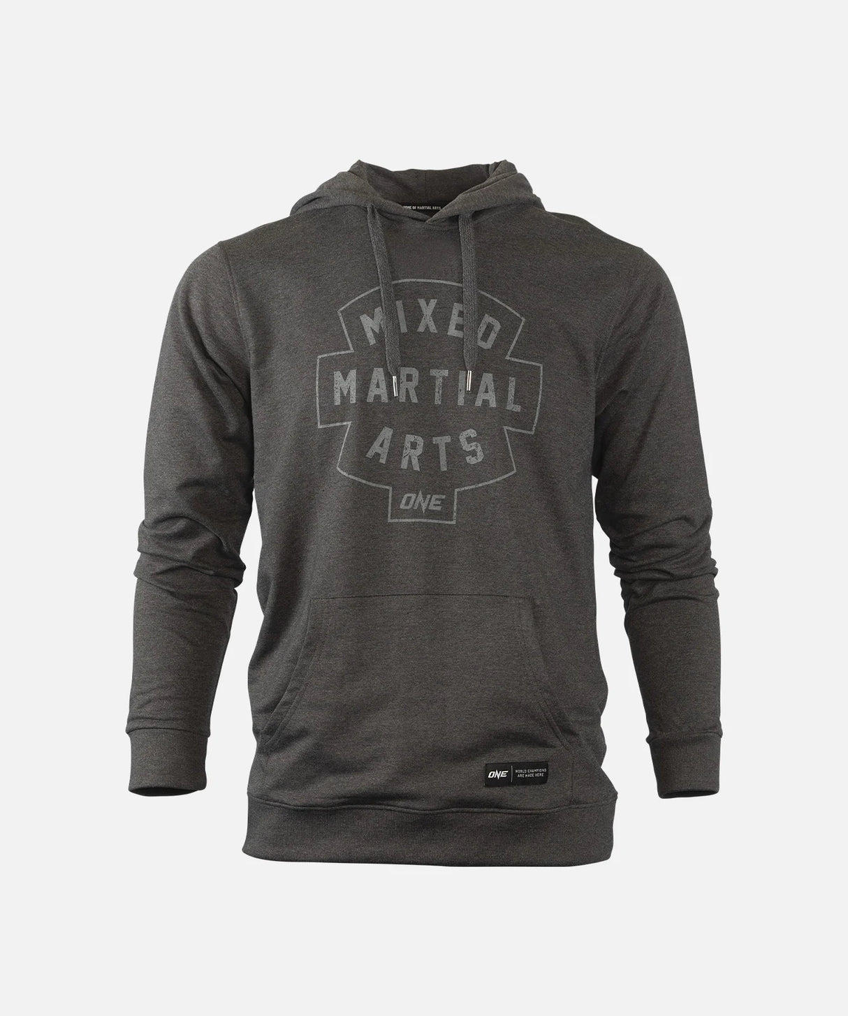 ONE Mixed Martial Arts Vintage Hoodie - Heather Gray