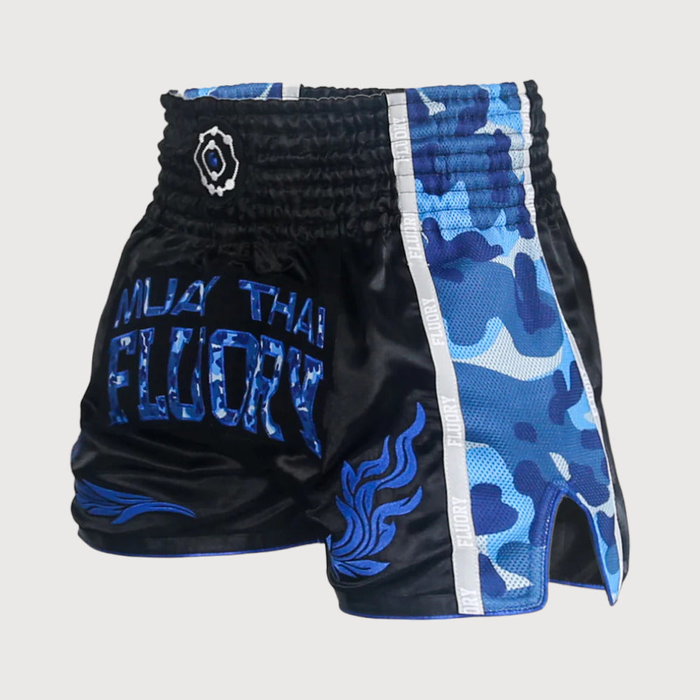 Fluory Camo Muay Thai Shorts Fight Co