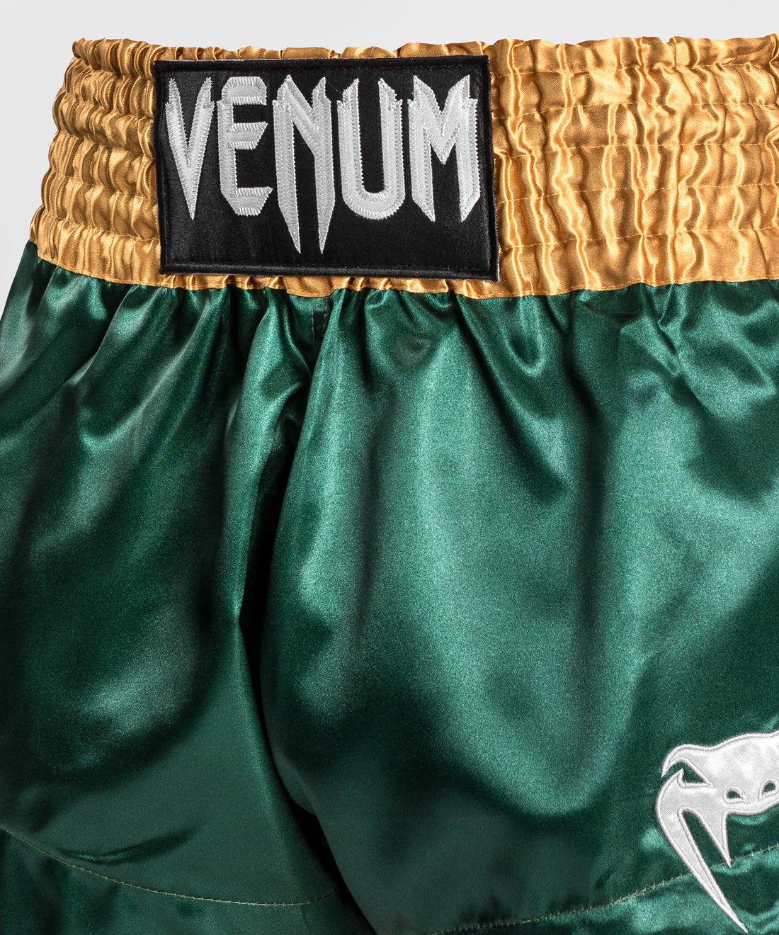 Venum Classic Muay Thaï Short - Black/White/White Fight Co