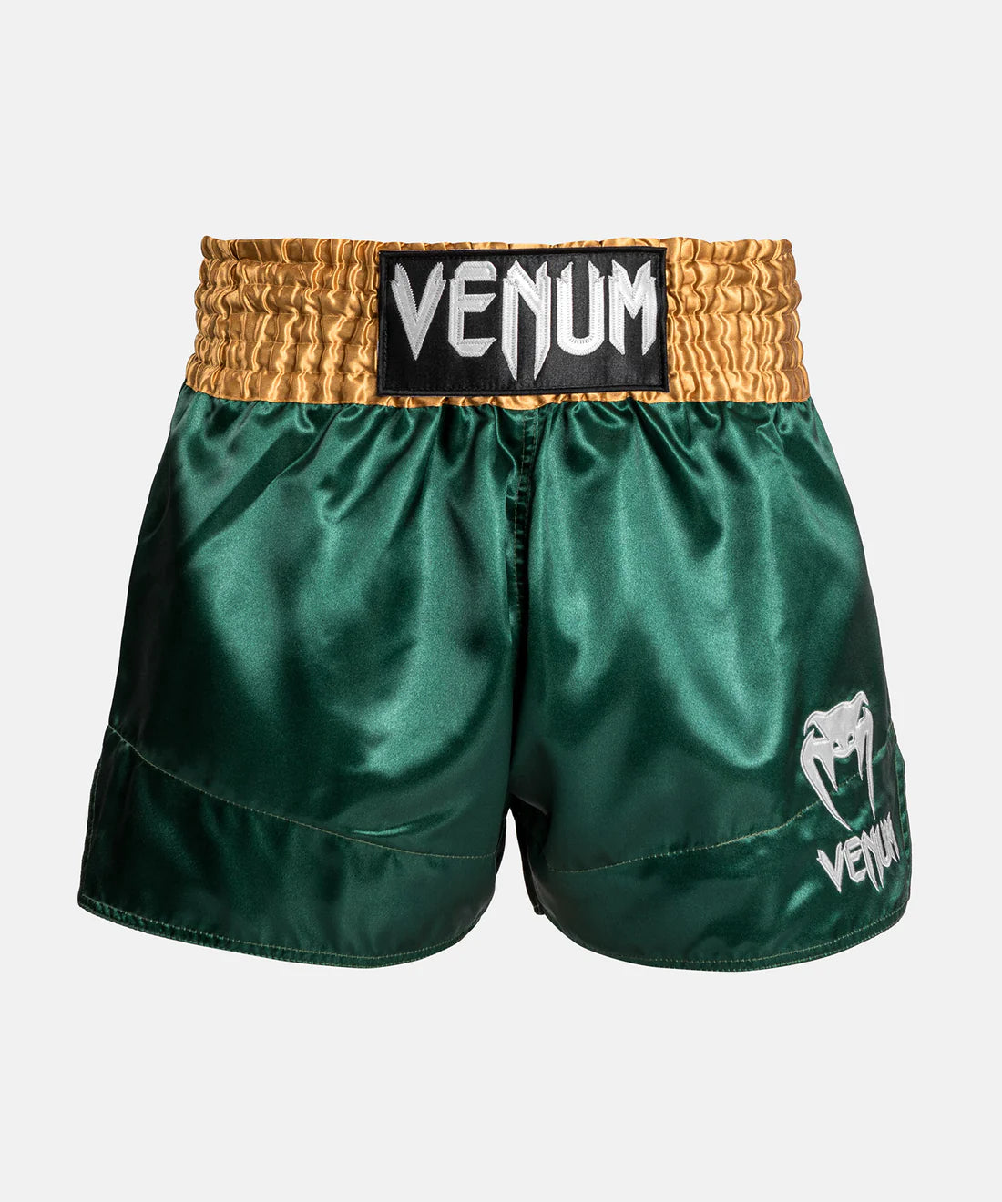 Venum Classic Muay Thaï Short - Black/White/White Fight Co