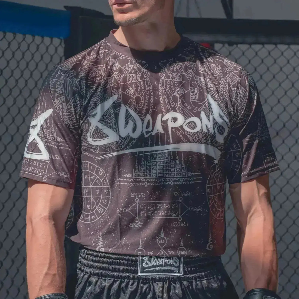 8 WEAPONS Functional T-Shirt - Hanuman Yant - Fight Co