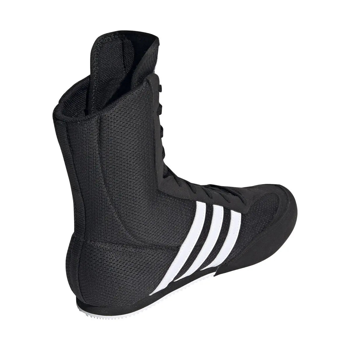 Adidas Box Hog Boxing Boots - Black White Adidas