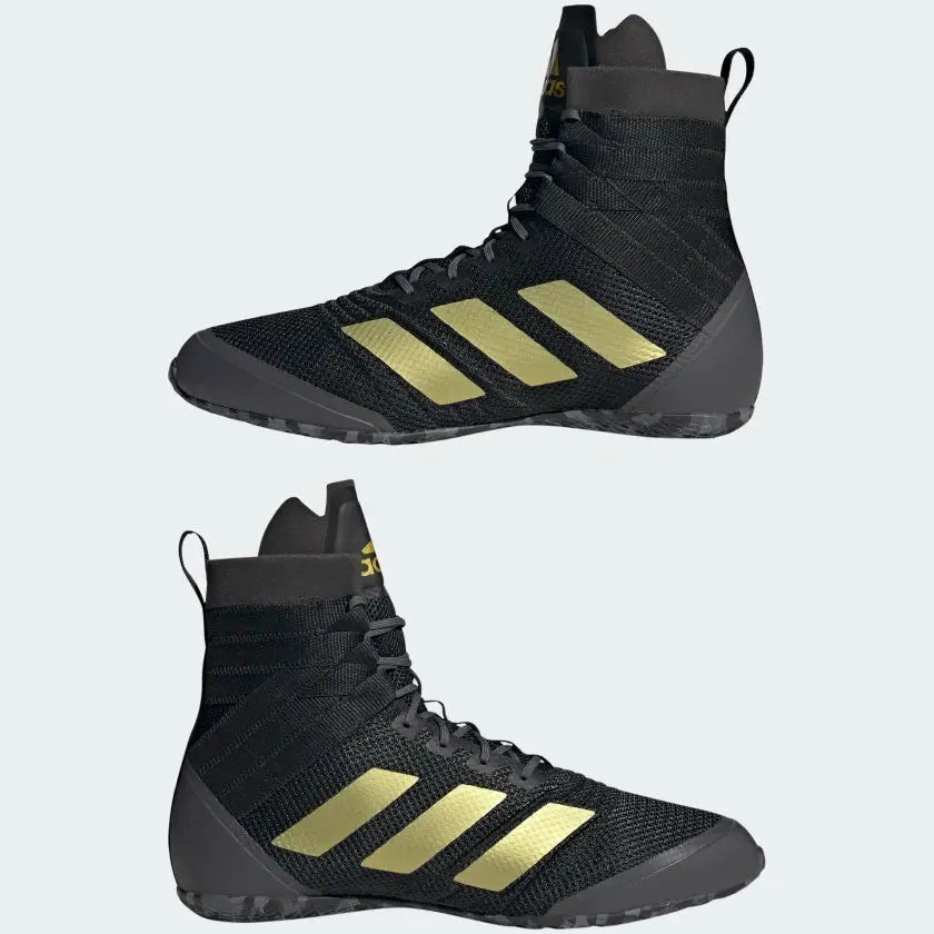 Adidas Speedex 18 Boxing Boots - Black Gold Adidas