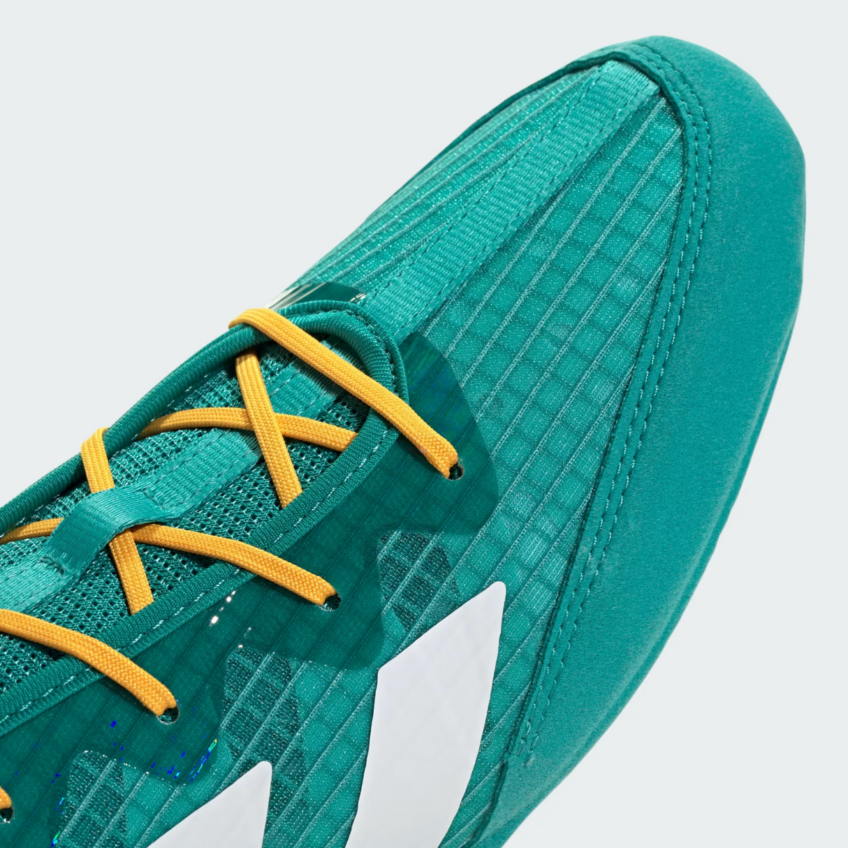 Adidas Box Hog 4 Boxing Boots - Teal/White/Lucid Pink