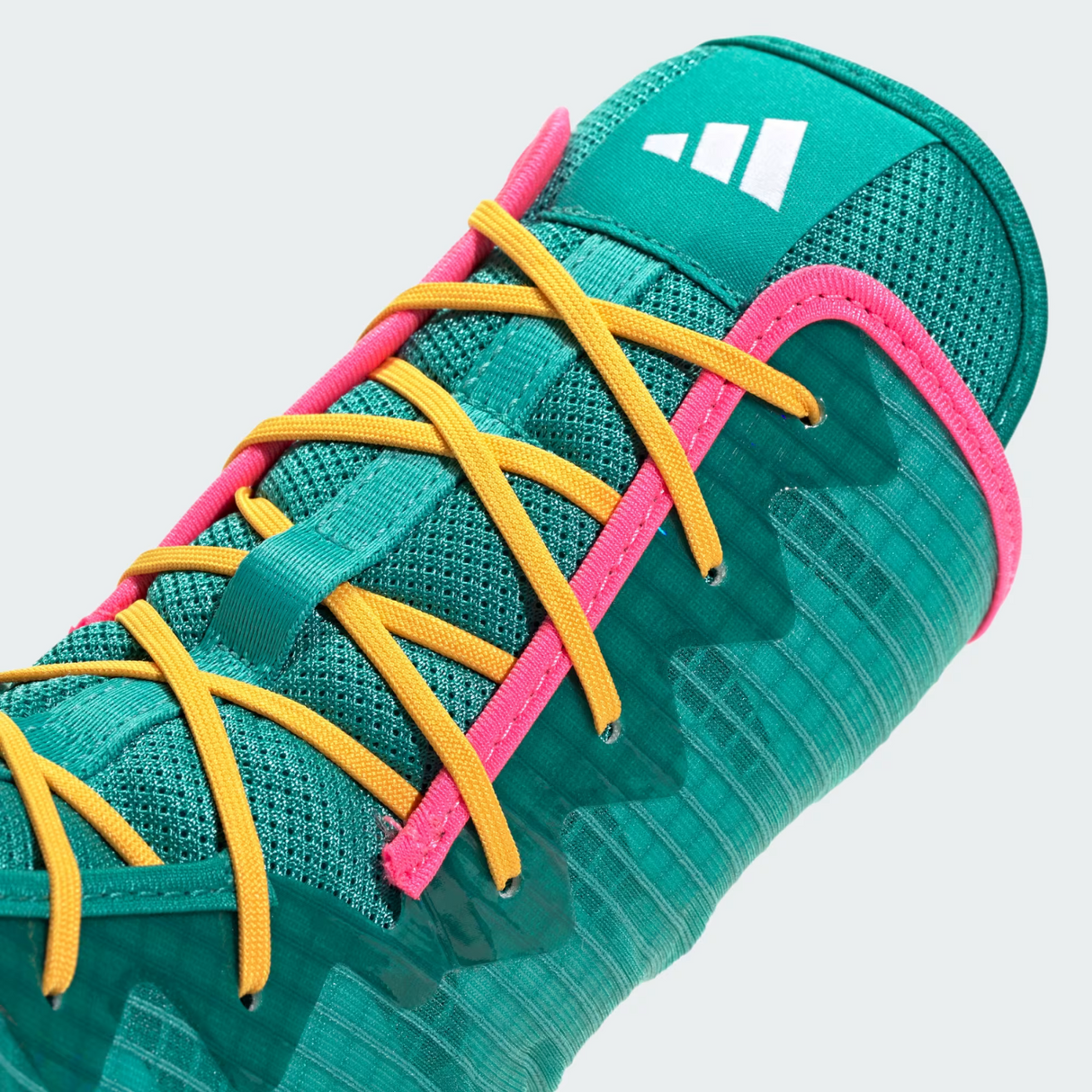Adidas Box Hog 4 Boxing Boots - Teal/White/Lucid Pink