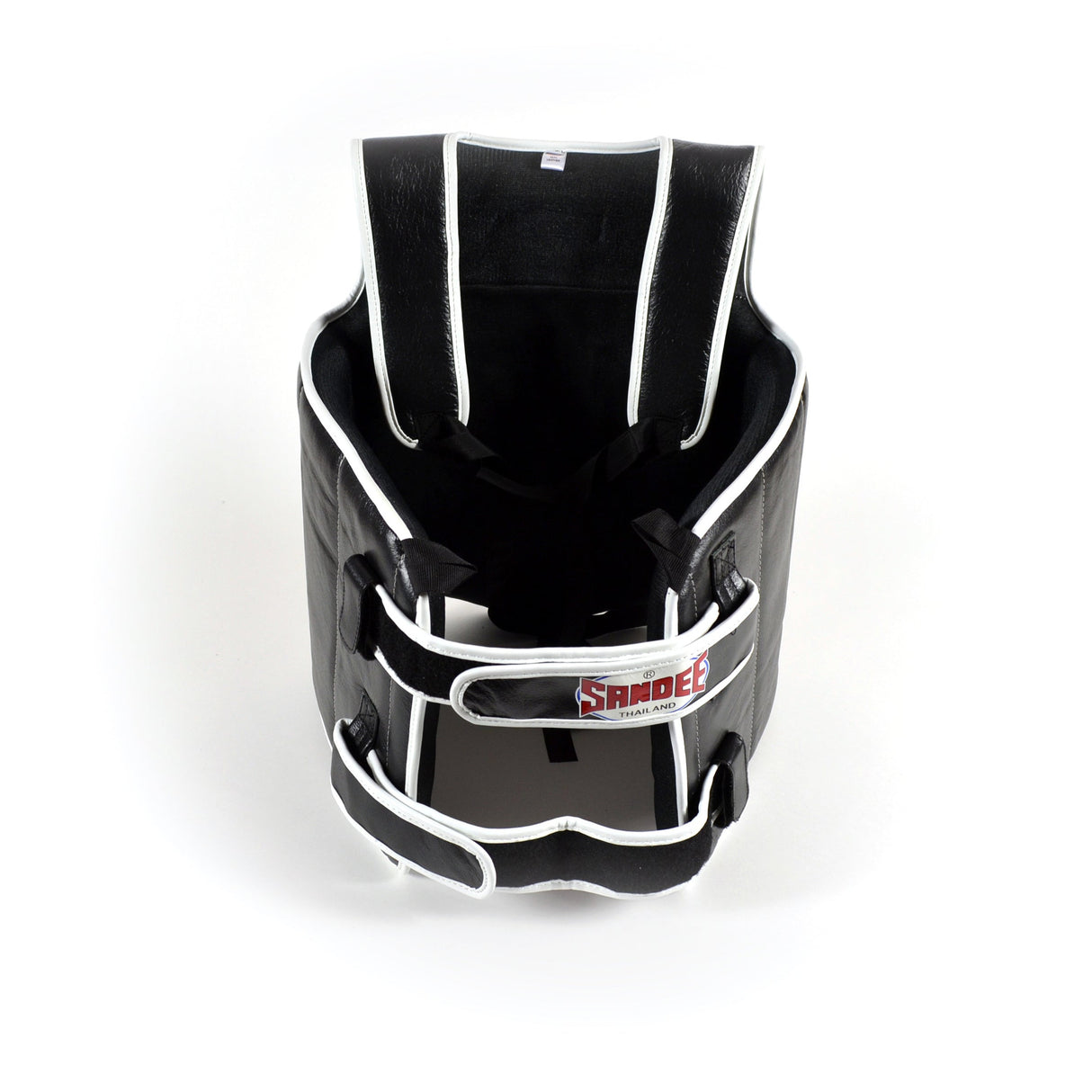 Sandee Black & White Leather Authentic Body Shield  Fight Co