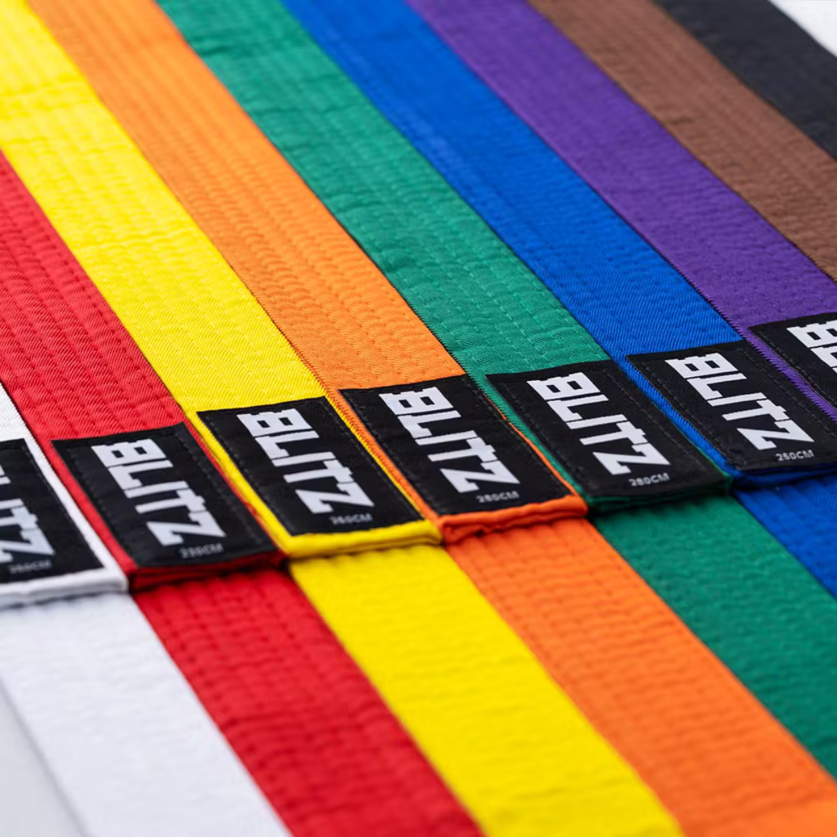 Blitz Sports Plain Coloured Lightweight Karate Belt