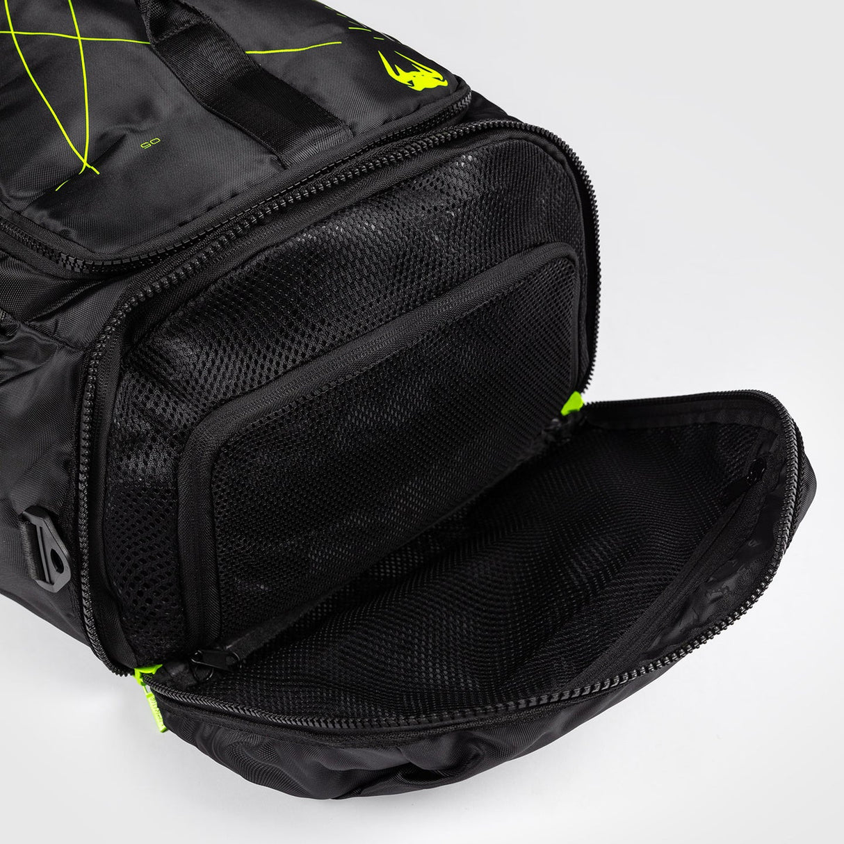 Venum Training Camp 4.0 Sports Bag - Black/Neon Green