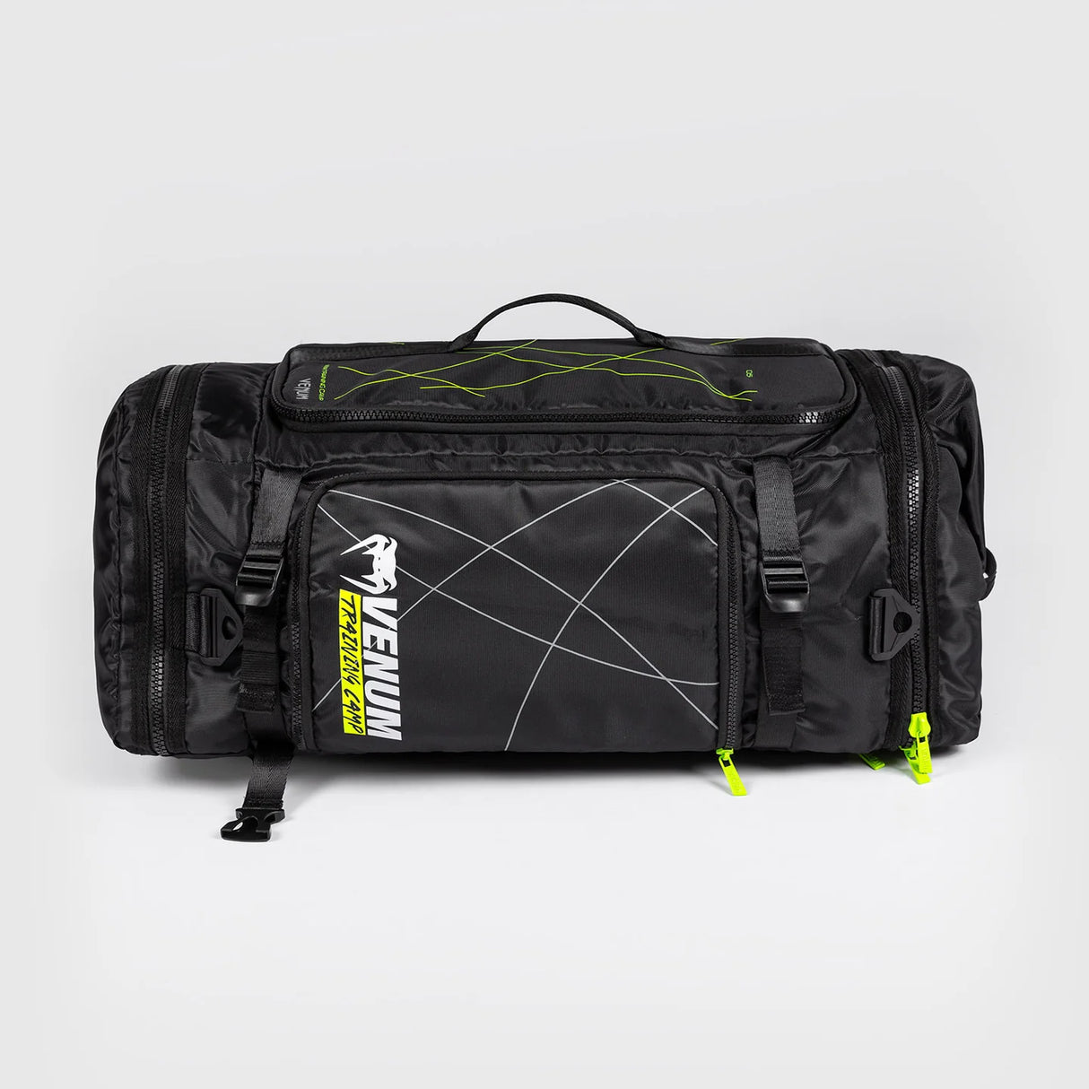 Venum Training Camp 4.0 Sports Bag - Black/Neon Green