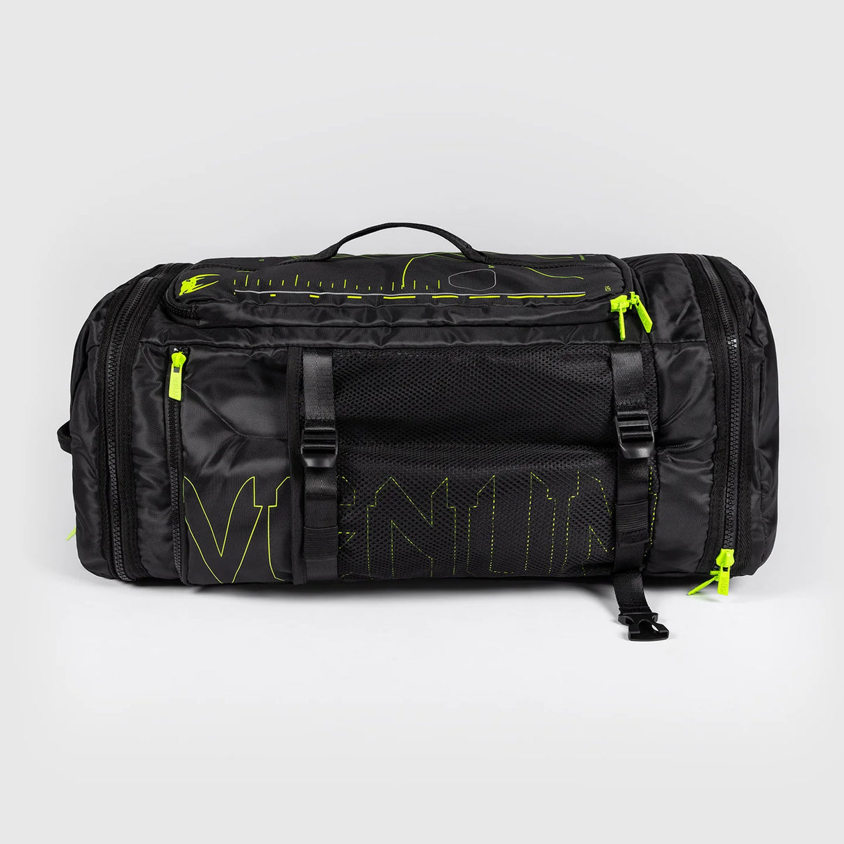 Venum Training Camp 4.0 Sports Bag - Black/Neon Green