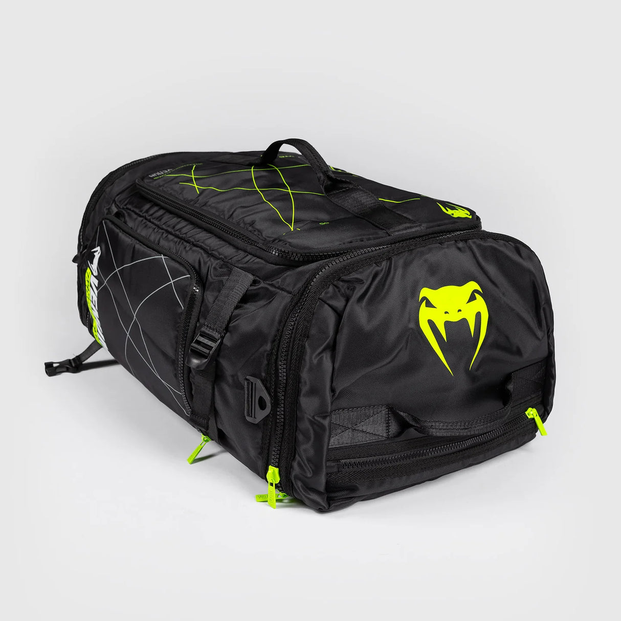 Venum Training Camp 4.0 Sports Bag - Black/Neon Green