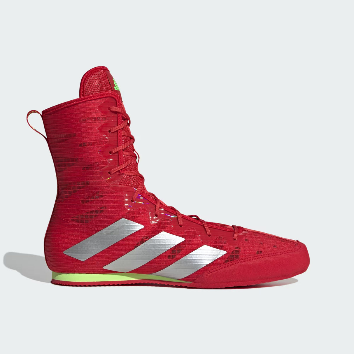 Adidas Box Hog 4 Boxing Boots - Better Scarlet/Silver/Lucid Lemon
