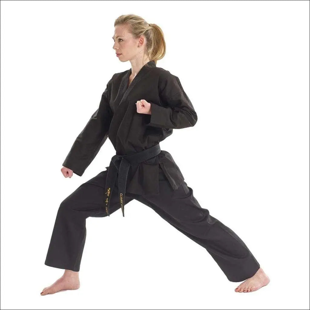 Bytomic Adult Black V-Neck Martial Arts Uniform Bytomic