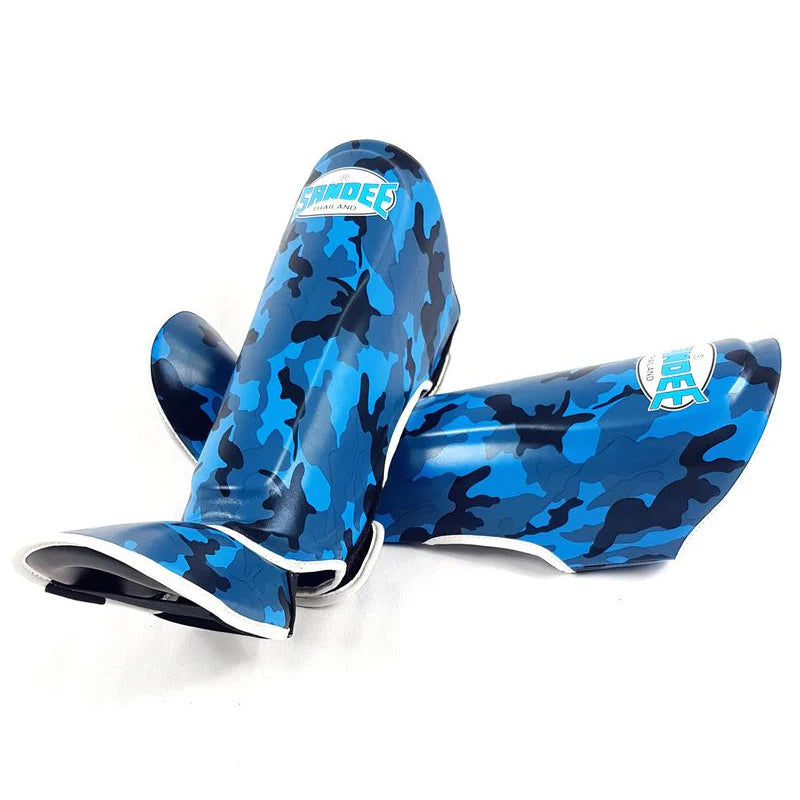 Sandee Junior Camo Thai Shin Guards