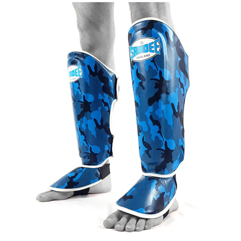 Sandee Junior Camo Thai Shin Guards