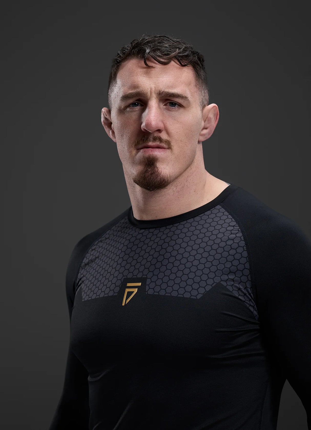 Gym King Fight Division Combat Long Sleeve Rash Guard