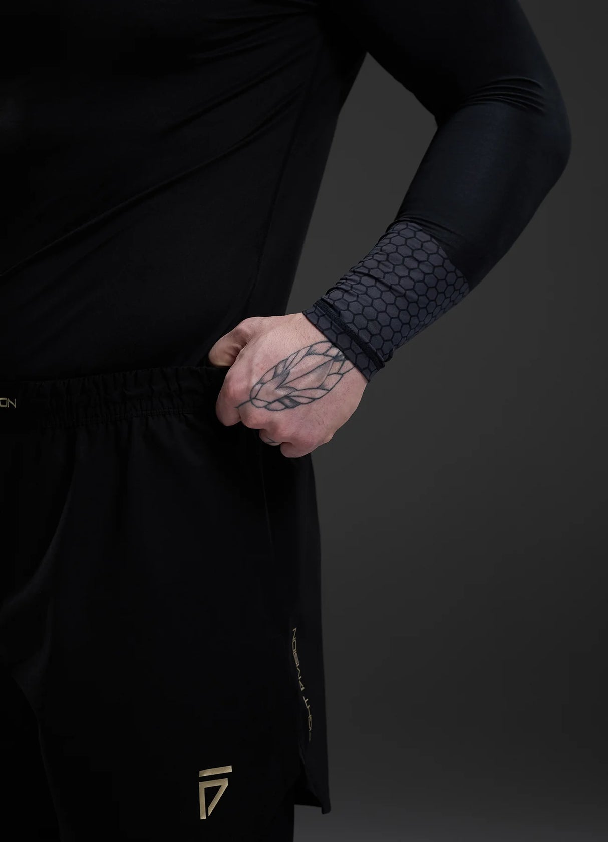 Gym King Fight Division Combat Long Sleeve Rash Guard