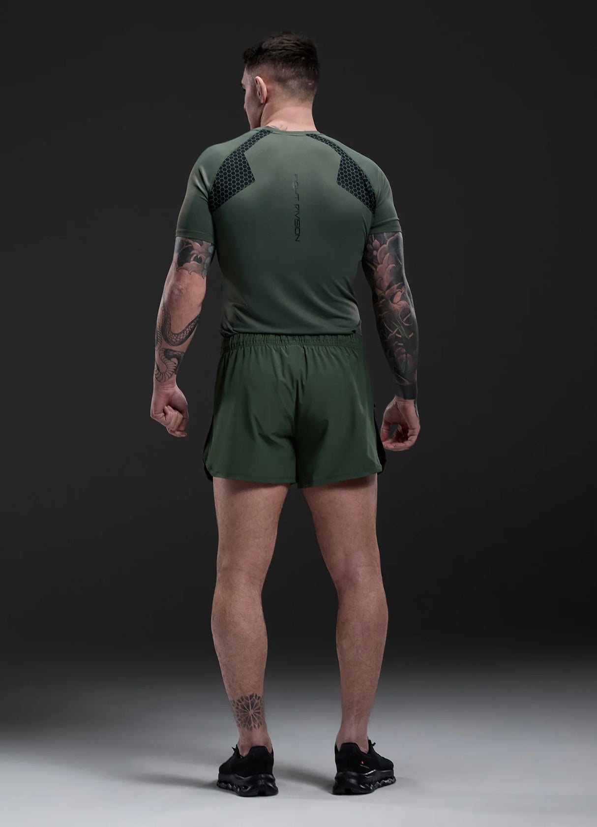 Gym King Fight Division Combat Short Sleeve Rash Guard