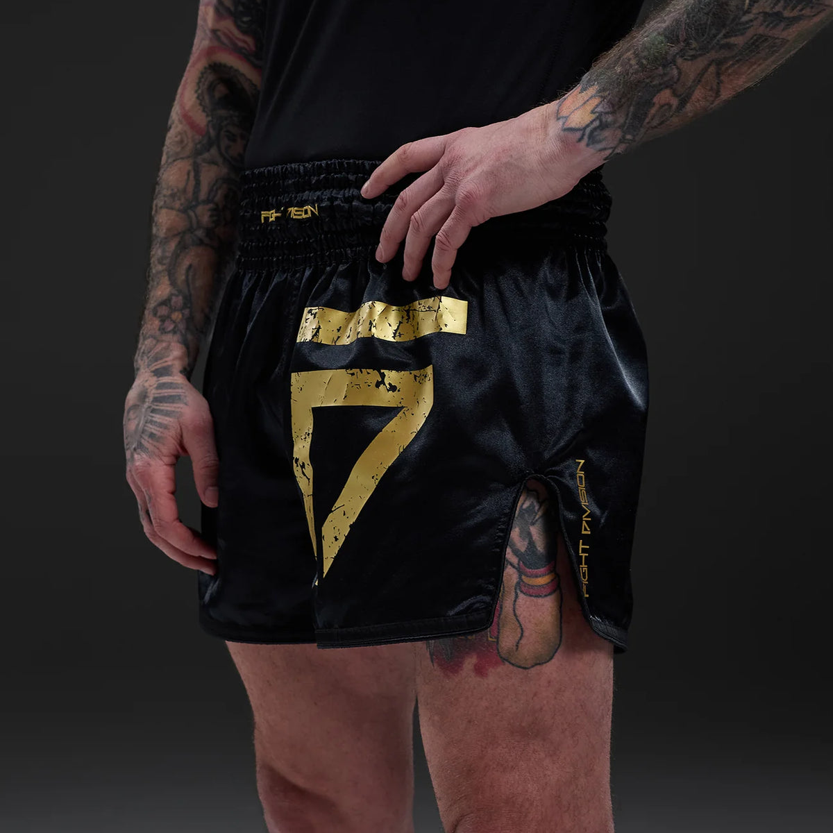 Gold Paw Muay Thai Boxing Shorts