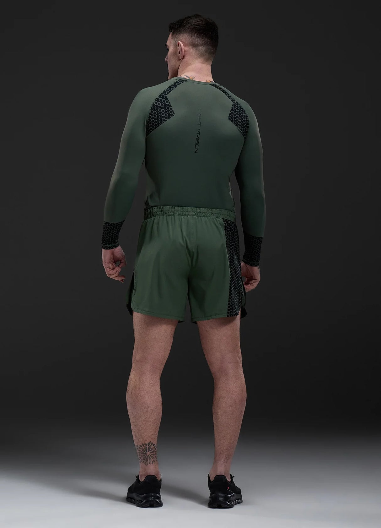 Gym King Fight Division Combat Long Sleeve Rash Guard