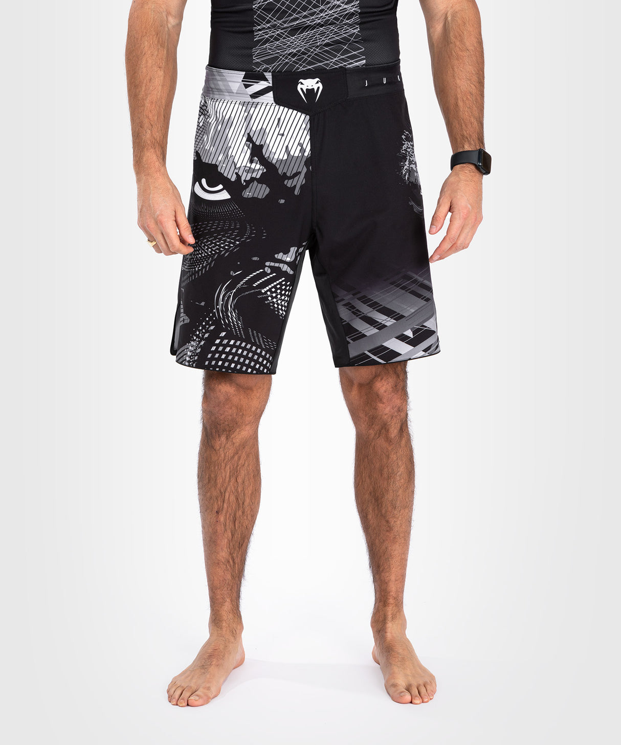 Venum Gorilla Jungle Fight Shorts - Black/White
