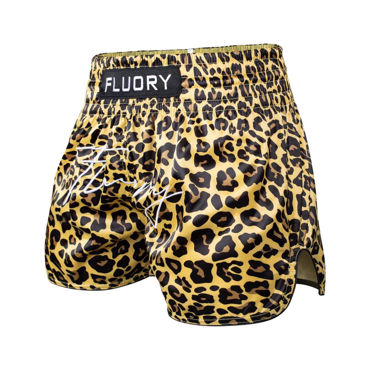 Fluory Leopard Adult Muay Thai Shorts