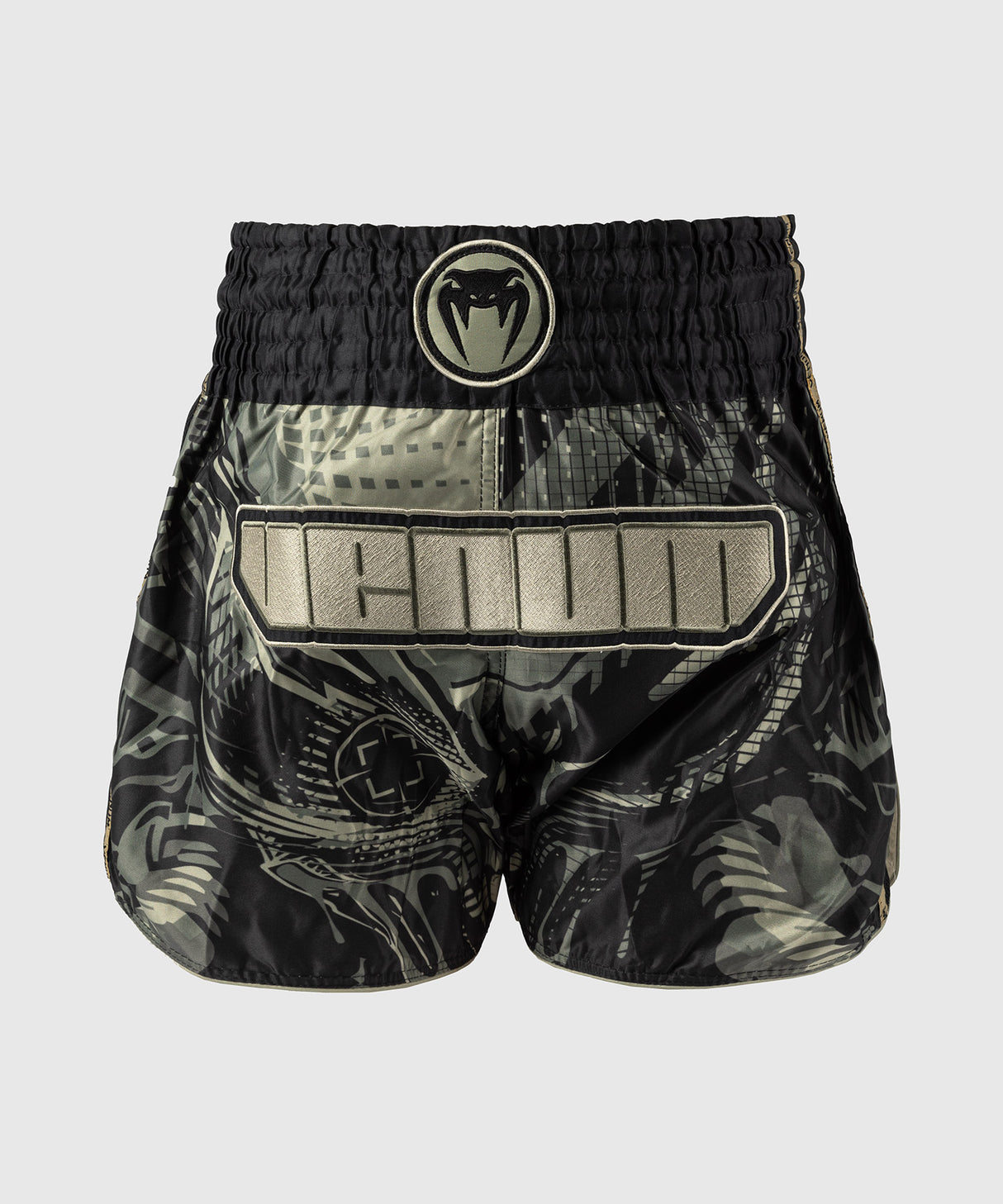 Venum Invader Muay Thai Shorts - Black/Sand
