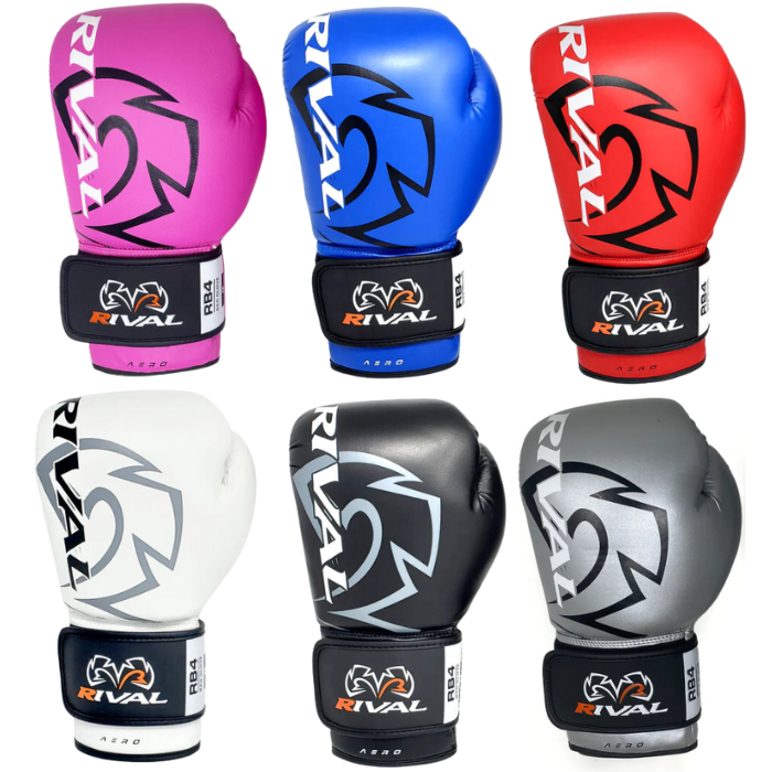Luvas de Boxe Rival RB4 - Azul - Academia e Exercícios - Vila Monumento