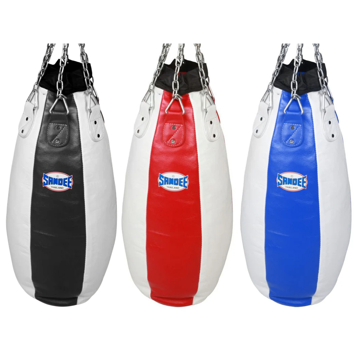 Sandee Full Leather Teardrop Punch Bag