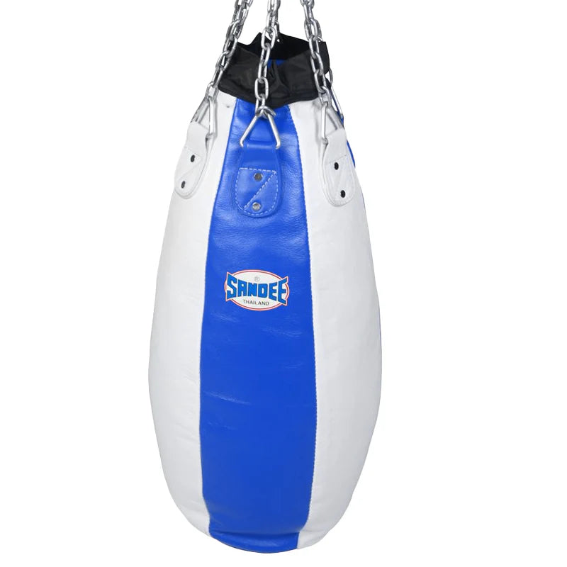 Sandee Full Leather Teardrop Punch Bag