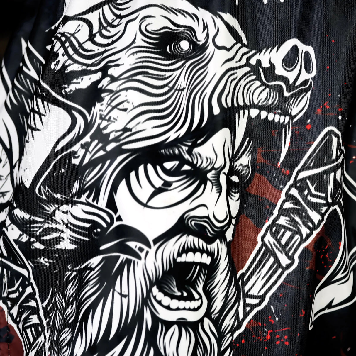 TUFF High Cut Retro Style Shorts - The Barbarian