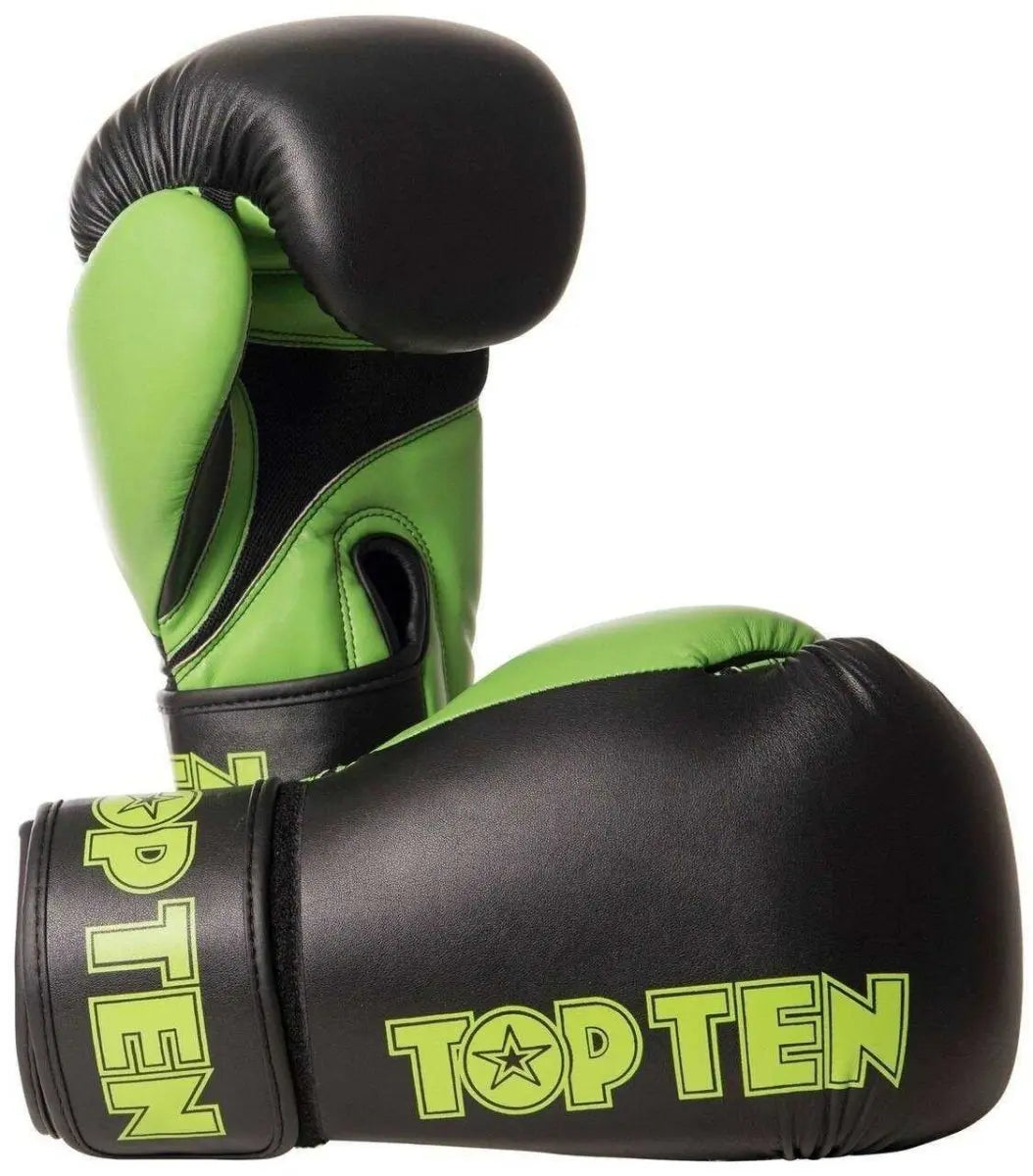 Top Ten XLP Boxing Gloves Black/Red Top Ten