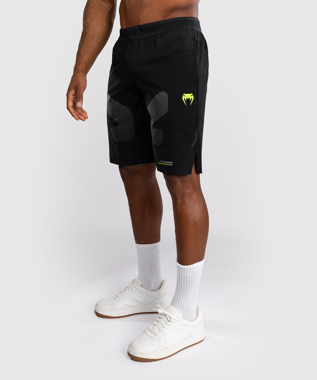 Venum Training Camp 4.0 Training Shorts - Black/Neon Green