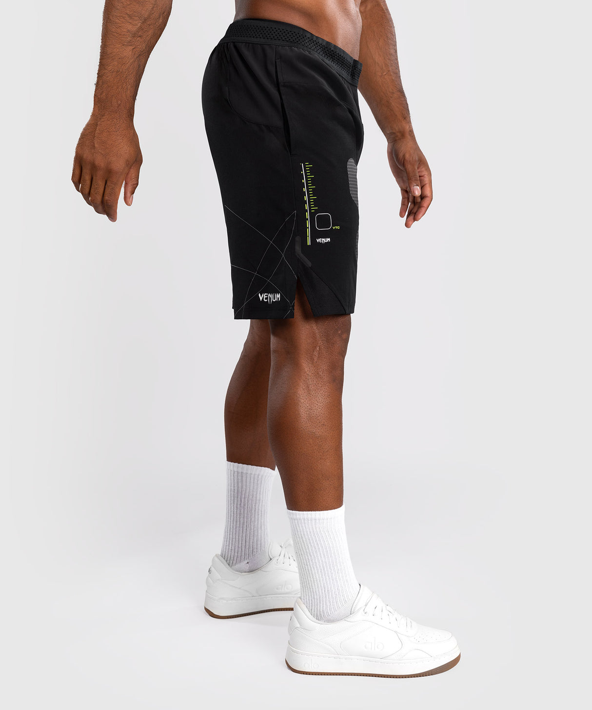 Venum Training Camp 4.0 Training Shorts - Black/Neon Green