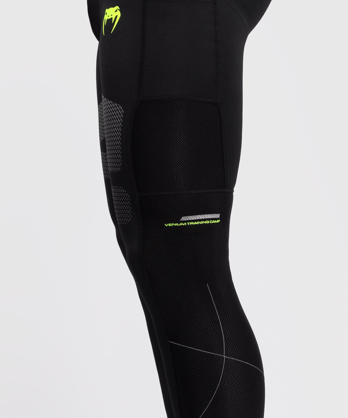 Venum Training Camp 4.0 Spats - Black/Neon Green