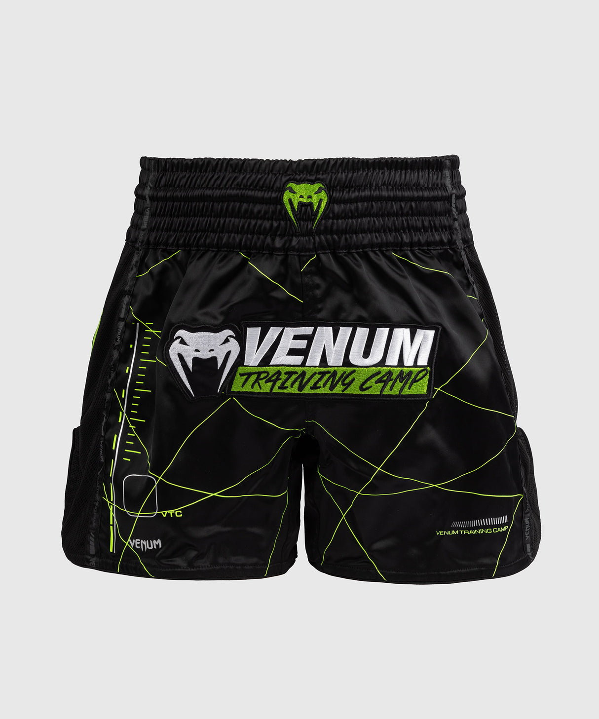 Venum Training Camp 4.0 Muay Thai Shorts - Black/Neon Green