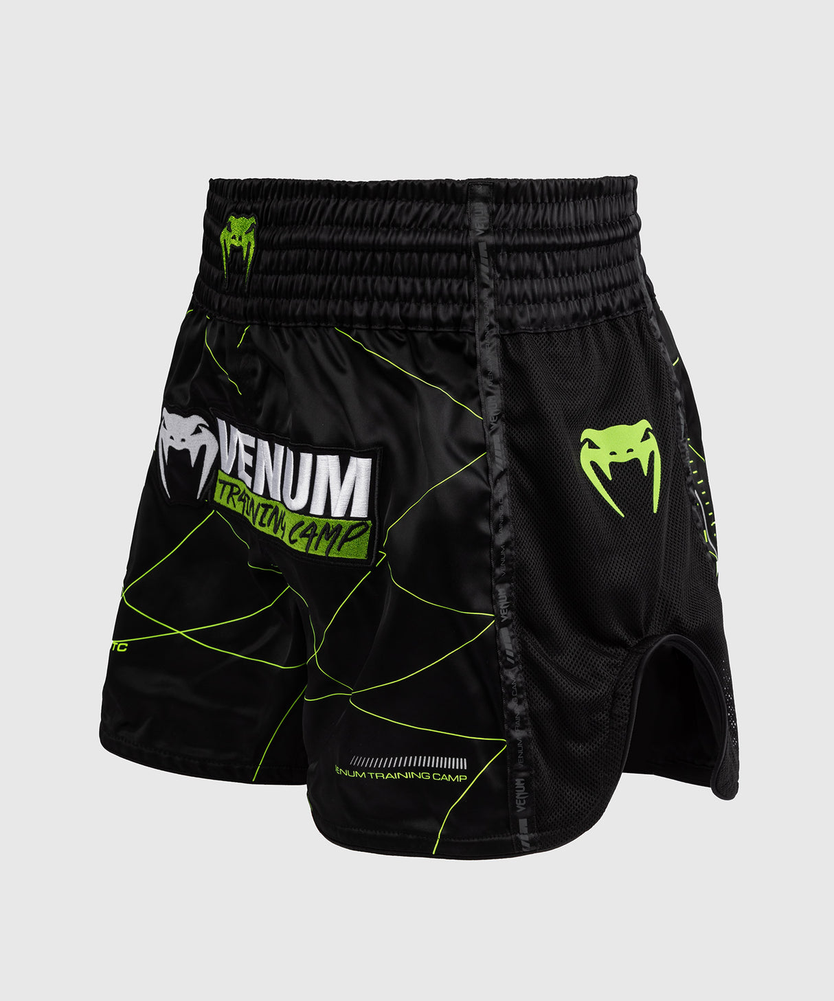 Venum Training Camp 4.0 Muay Thai Shorts - Black/Neon Green
