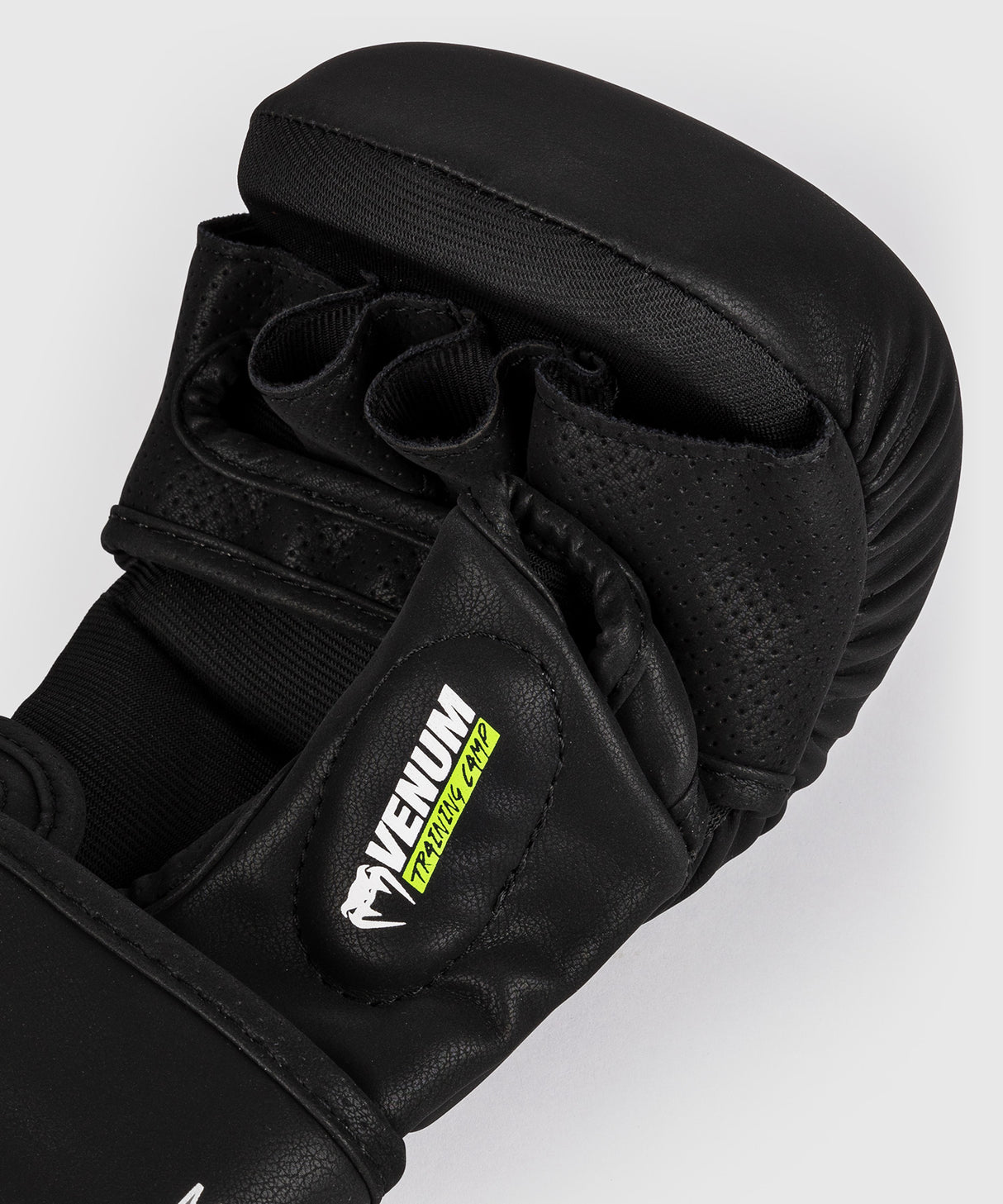 Venum Training Camp 4.0 MMA Sparring Gloves - Black/Neon Green