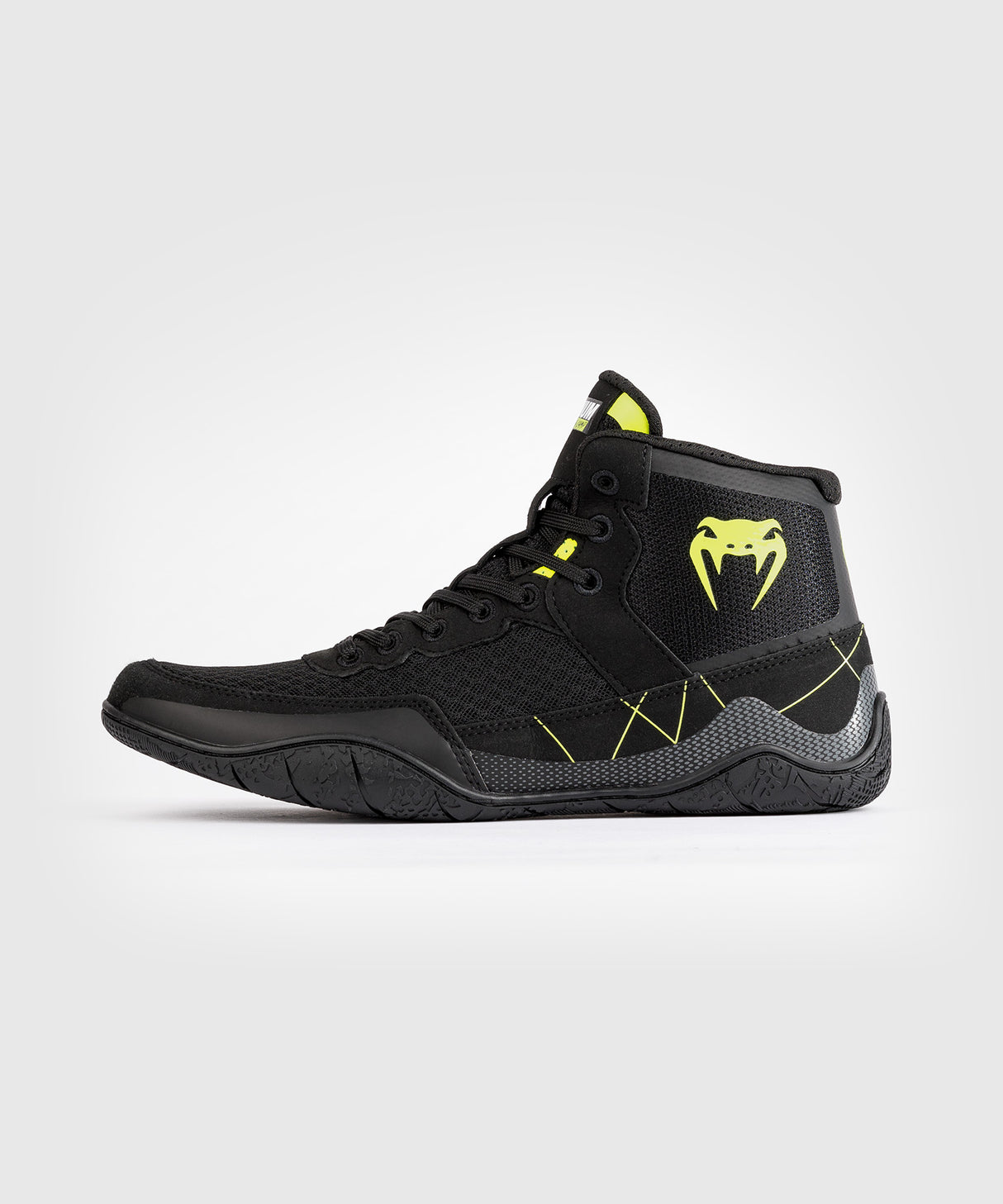 Venum Training Camp 4.0 Wrestling Shoes - Black/Neon Green