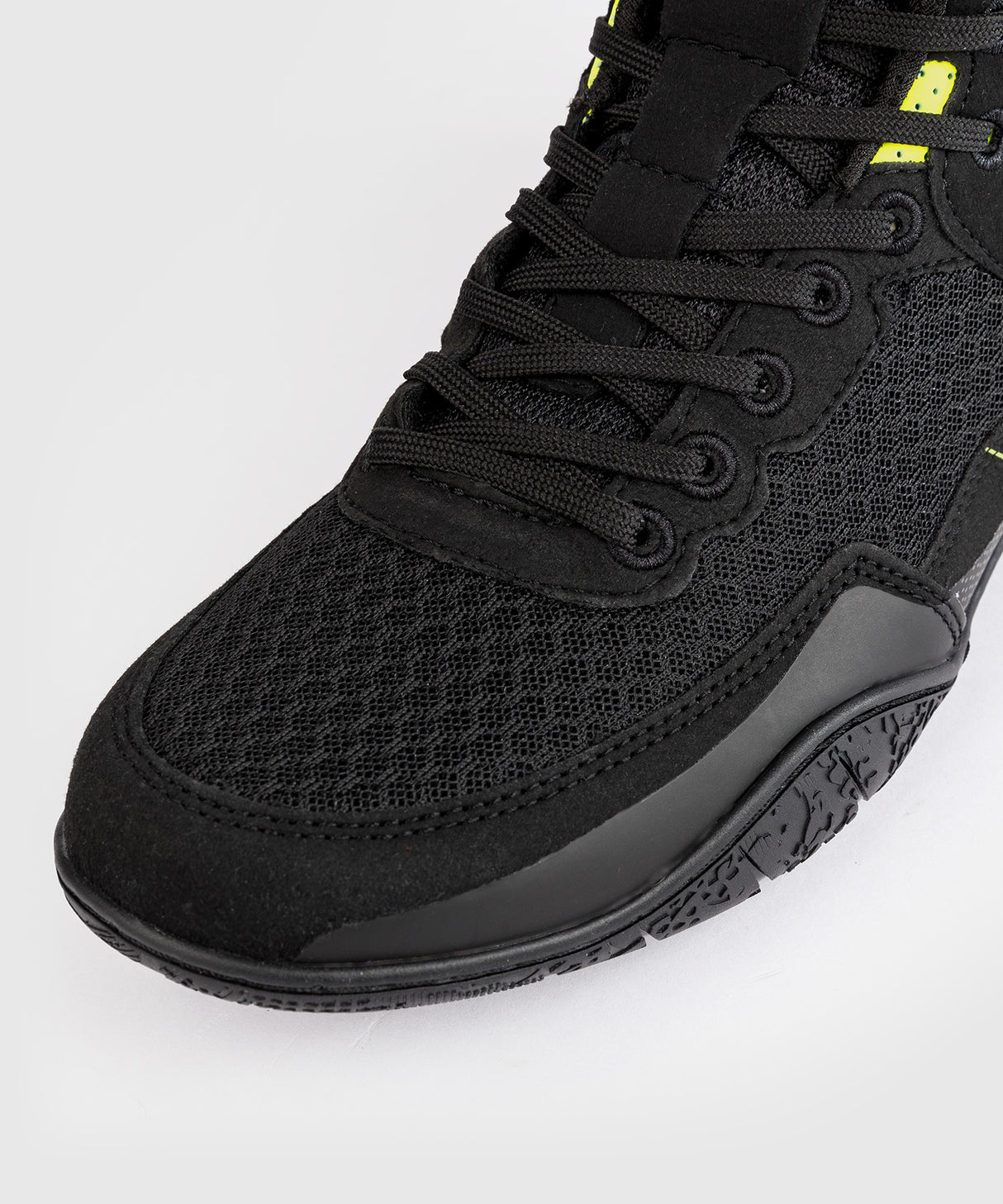 Venum Training Camp 4.0 Wrestling Shoes - Black/Neon Green