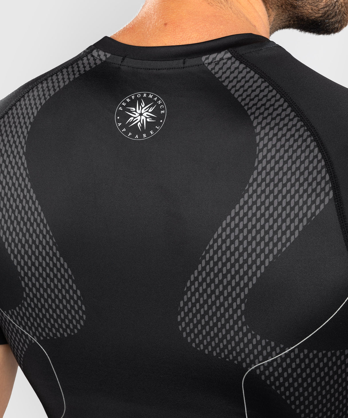 Venum Nexus Short Sleeve Rash Guard - Black/Silver