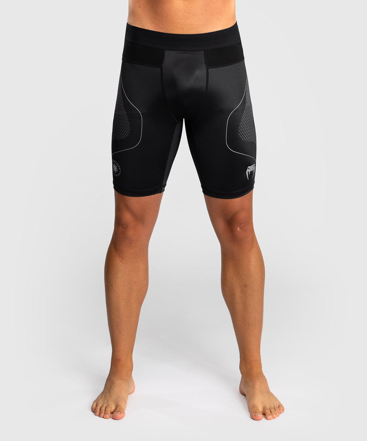 Venum Nexus Vale Tudo Shorts - Black/Silver