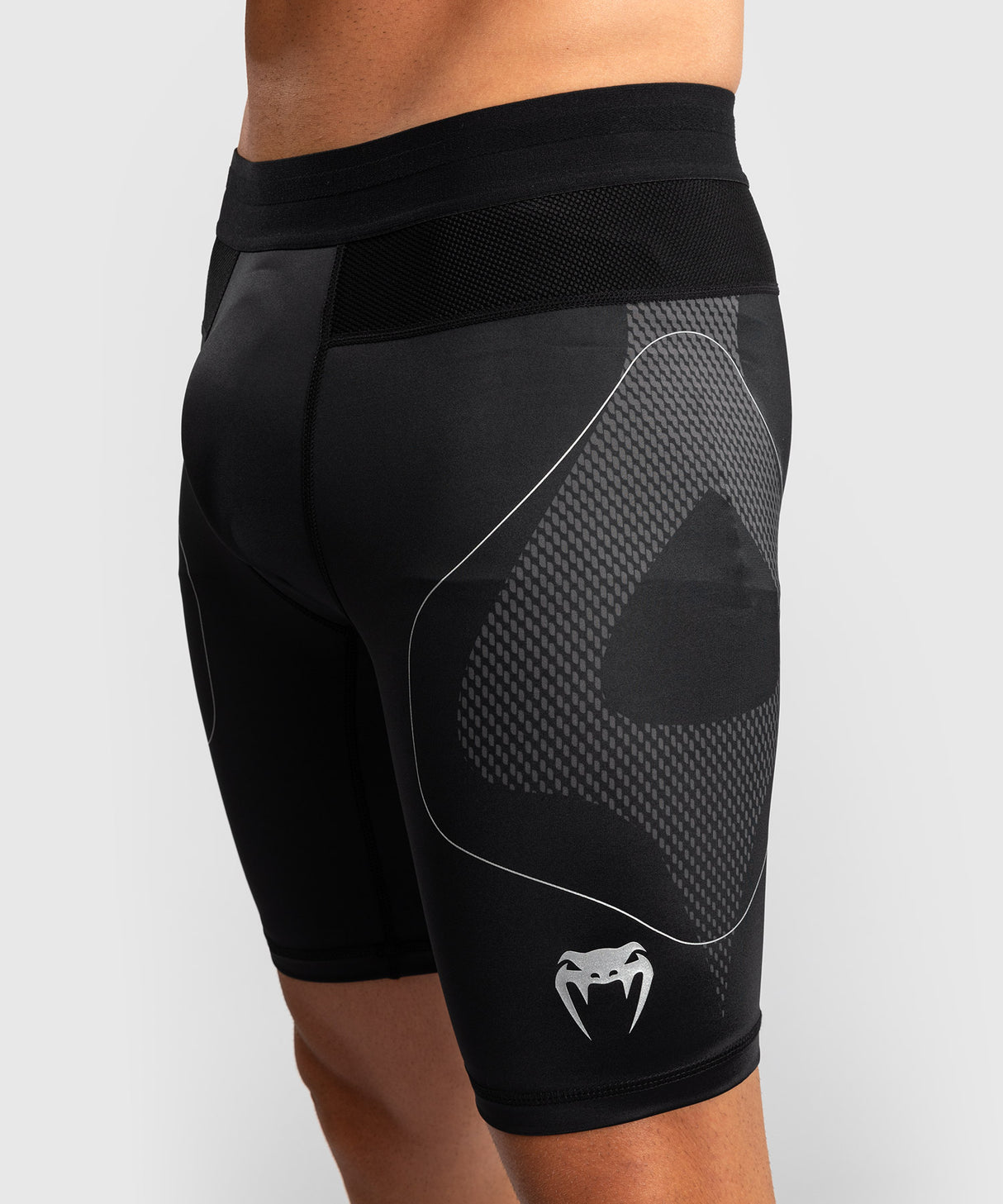 Venum Nexus Vale Tudo Shorts - Black/Silver
