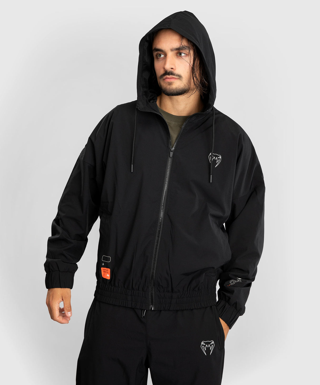 Venum Eclipse Track Jacket - Black/Ivory