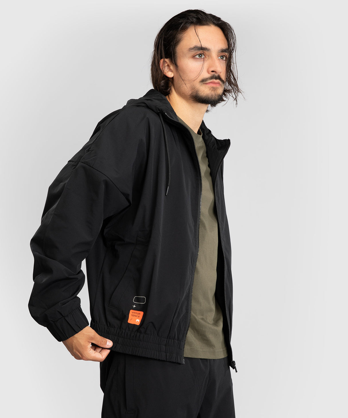 Venum Eclipse Track Jacket - Black/Ivory