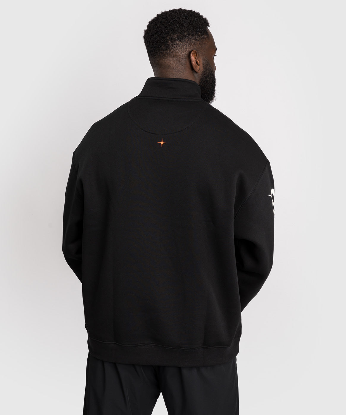 Venum Eclipse Half-Zip Sweatshirt - Black/Ivory