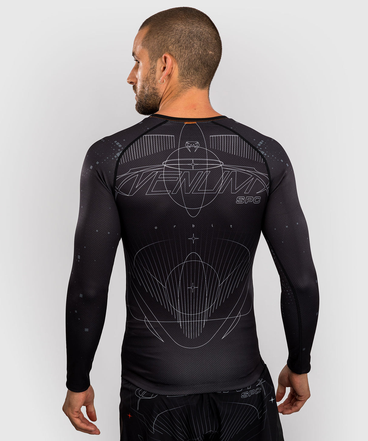 Venum Eclipse Long Sleeve Rash Guard - Black/Ivory